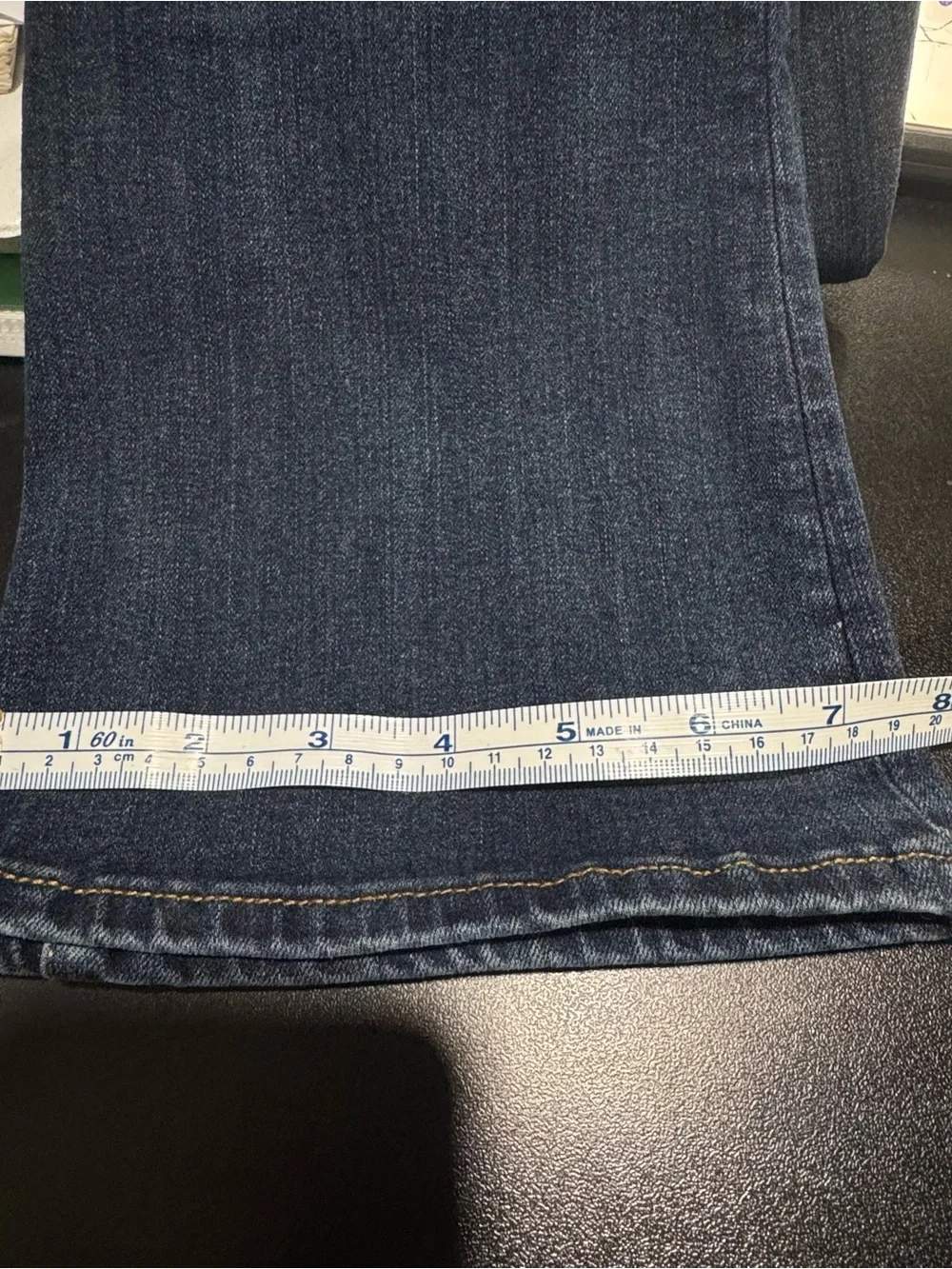 American Eagle Skinny Kick Women’s Jeans Size 4 Long Dark Wash Stretch Denim